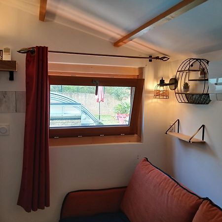 Chalet Charmant Avec Piscine Mercuer Exterior photo